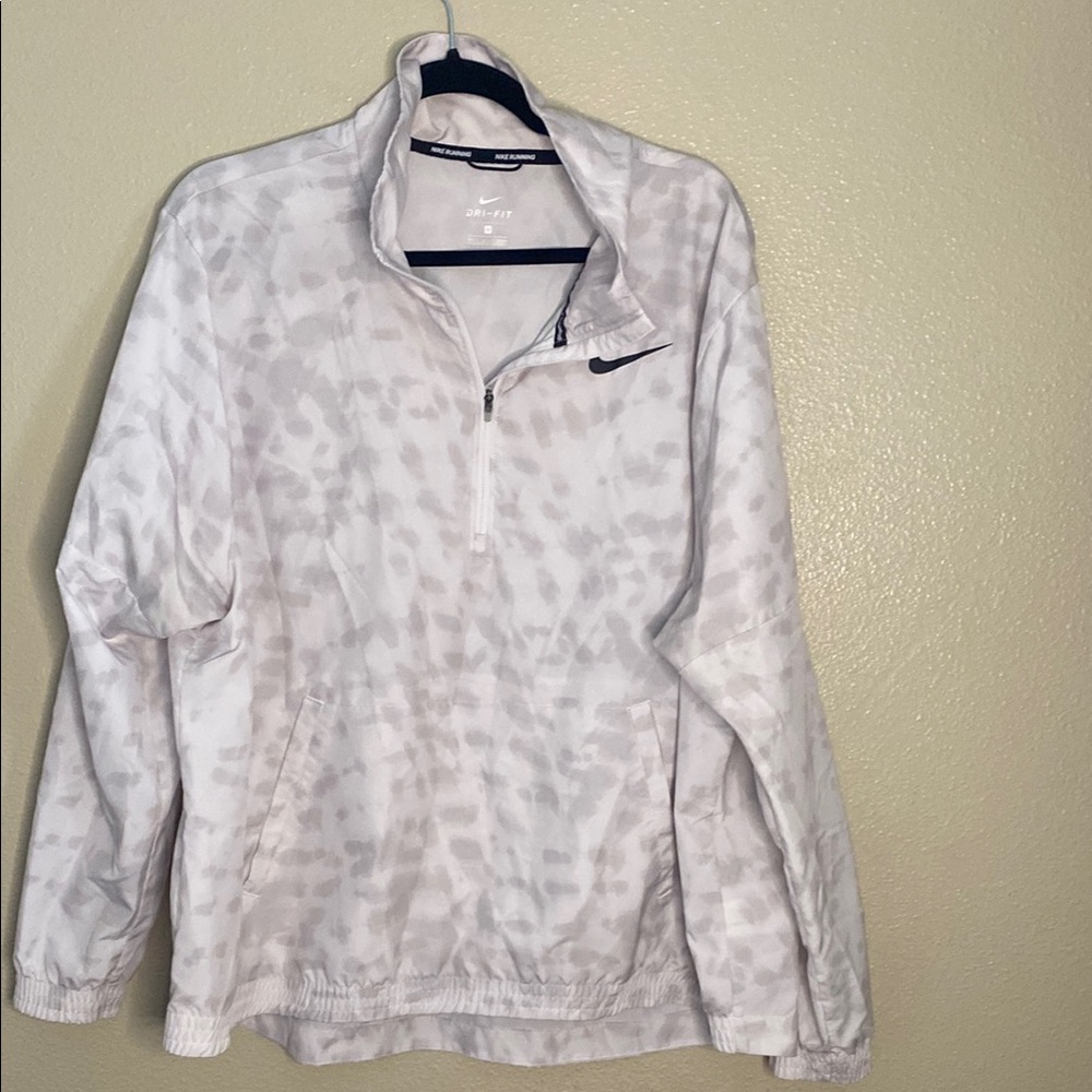 Nike Dri-Fit‎ 1/2 Zip Running Platinum Tint Pullover Jacket 1X